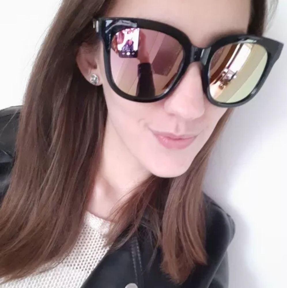 🍒 ROSE Gold Mirror Sunglasses - Picture 4 of 8